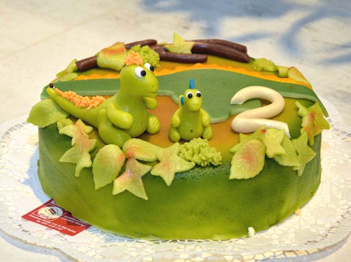 Dinotorte für Kids