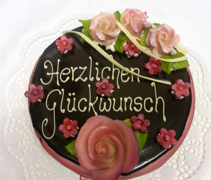 Geburtstagstorte Herzlichen Glückwunsch