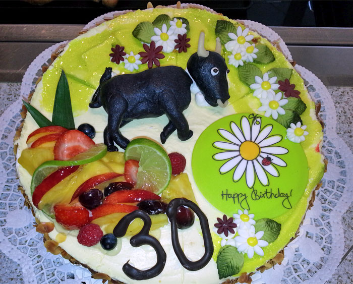 Geburtstagstorte zum 30.