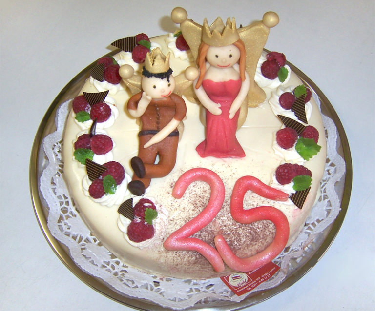 Tortenaufsatz '2' – Für 2. Hochzeitstag Oder Kindergeburtstag, Handgefertigt, Rosa, Aus Karton