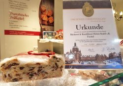 Urkunde Dresdner Christstollen 2016